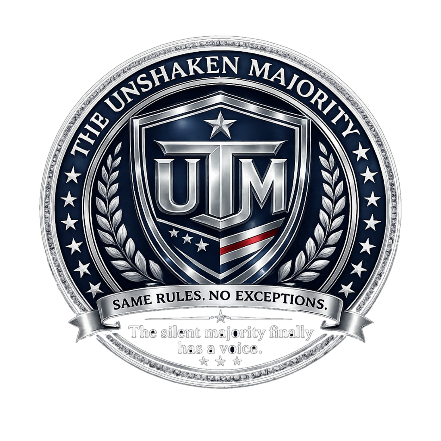 The Unshaken Majority formal seal